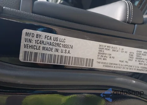 2024 Jeep Grand Cherokee Altitude 4X4 from USA, damaged, VIN 1C4RJHAG2RC165574